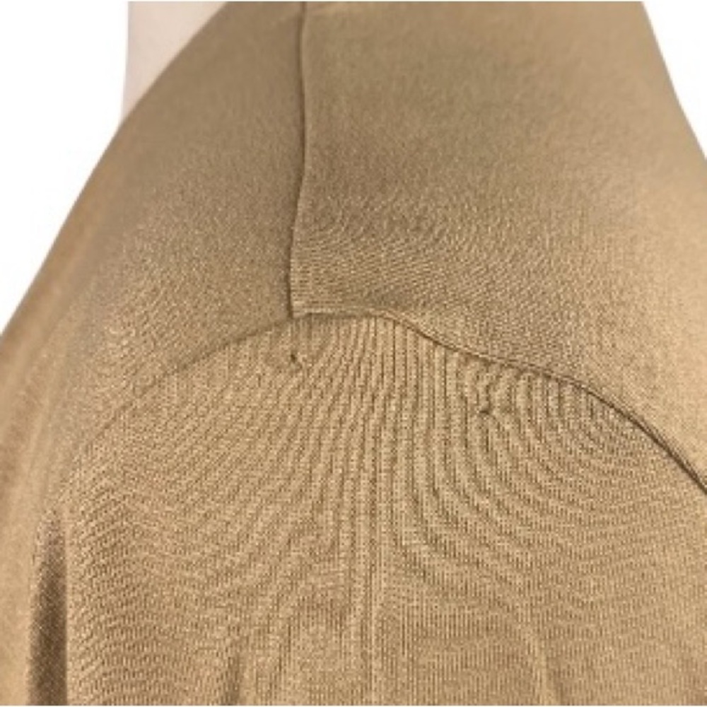 J. Jill Wearever Collection Tan Women's Open Front Cardigan Lightweight Sz‎ LP - Picture 14 of 14
